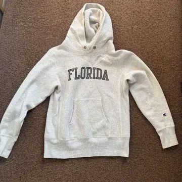 챔피온 리버스 웨이브 FLORIDA 후드티 S 사이즈 그레이