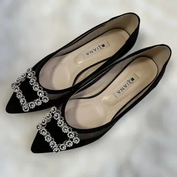 DIANA 스틸레토 비쥬 발레 슈즈 23.5cm