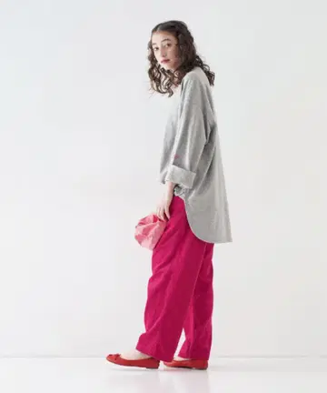 네스트로브 코듀로이 팬츠 로즈 free size