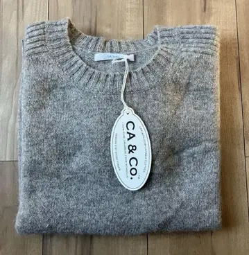 CA & CO. 그레이 크루넥 스웨터