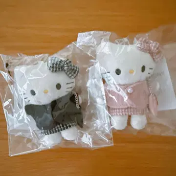 로리즈팜 키티 토이 키링 봉제 인형 참