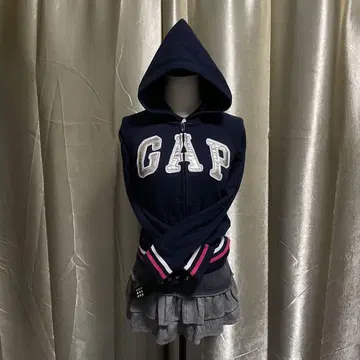 GAP 후드티 골드 로고 archive 짧은 기장 헤이세이 갸루 y2k