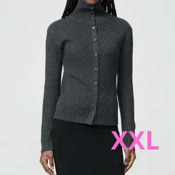 [ 새상품 ] 유니클로 U 메리노 블렌드 하이넥 가디건 XXL