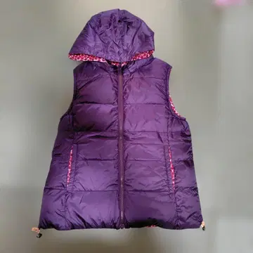 리버티 LIBERTY 리버서블 후드 부착 다운 베스트 M