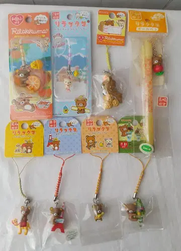 리락쿠마 지역 한정 스트랩 키링 마스코트 볼펜