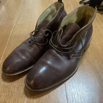 이탈리아제 처카 부츠 구제 빈티지