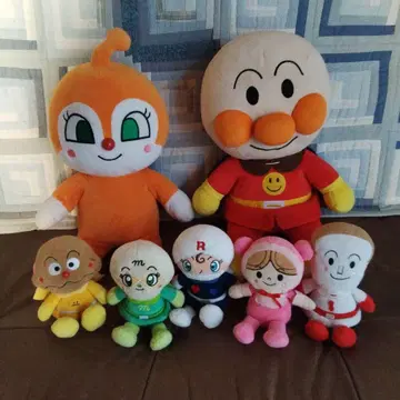 호빵맨 봉제 인형 세트