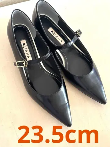 새상품급 DIANA 다이애나 가죽 멜리 제인 23.5cm 블랙