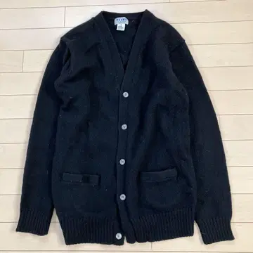 10.2 BEAMS 빔즈 울 니트 가디건 블랙 M