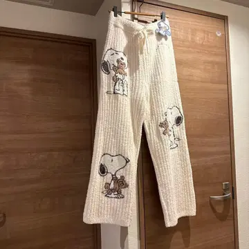 젤라또피케 SNOOPY x BEAR JQD 롱 팬츠 레어 한정판 젤라피케