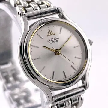 [ 작동 ] SEIKO CREDOR 손목시계 골드 실버 새상품 배터리