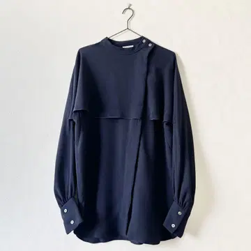 VERMEIL par iena 백새틴 케이프 블라우스