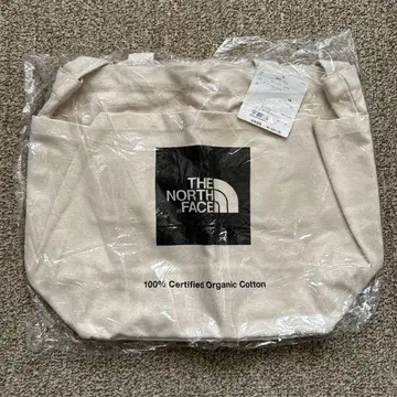 THE NORTH FACE 코튼 토트백 내추럴 x 블랙 12L