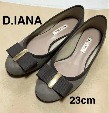 D.IANA 리본 포함 플랫슈즈 23cm