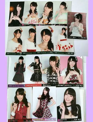 AKB48 마츠이 사키코 브로마이드 묶음 판매 16장