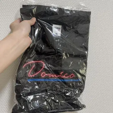 도미코 로고 블랙 T셔츠 미개봉