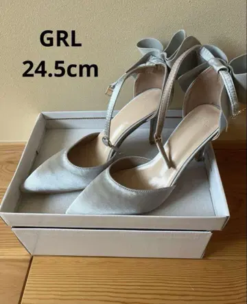 [ 새상품 미사용 ] GRL 리본 펌프스 24.5cm
