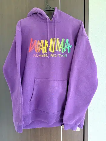 WANIMA 퍼플 후드티 2018 투어