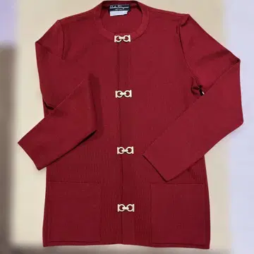 Salvatore Ferragamo 빨간색 가디건 XS