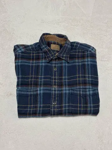 00s ST. JOHN'S BAY 두꺼운 원단 플란넬 셔츠 인도산