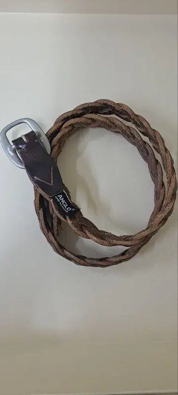 ANGLO 가죽 웨빙 벨트