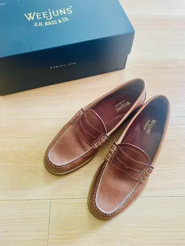 G.H. BASS 로퍼 TAN 25cm 남성용 새상품급