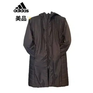adidas 후드 부착 블랙 다운 자켓 M