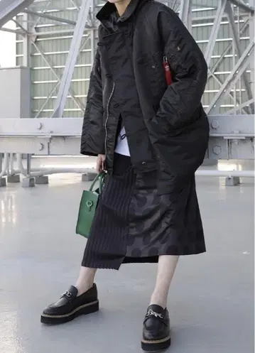 ALPHA INDUSTRIES x ZUCCa 모즈 코트 리버서블