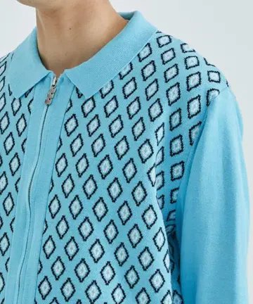 TTT_MSW diamond knit polo