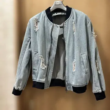 ANAP 라이트 블루 봄버 자켓