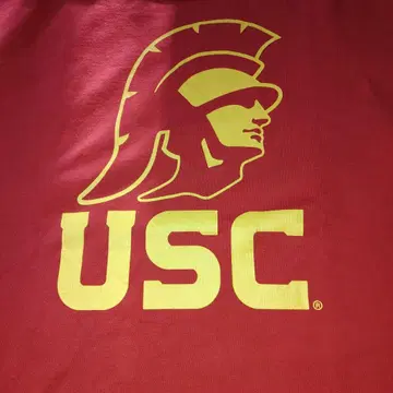 Champion USC 로고 T셔츠 레드