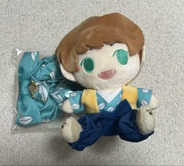 이누야샤 전시회 봉제 인형 키링 스크런치 칠보