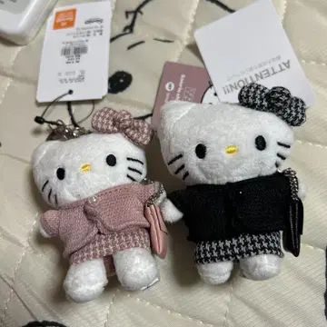 로리즈팜 키티 토이 키링 봉제 인형 참