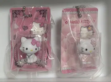 HELLO KITTY 패키지 미니어처 컬렉션 2종 세트