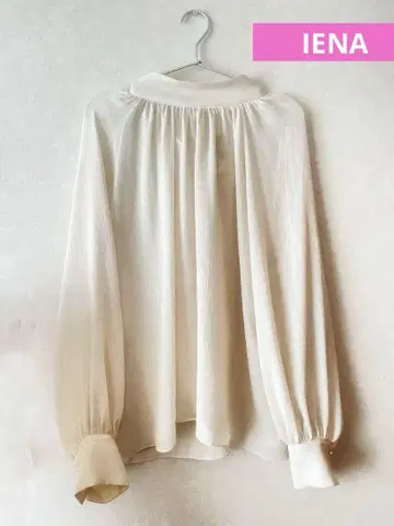 [ IENA ] Crepe Back Bow 블라우스
