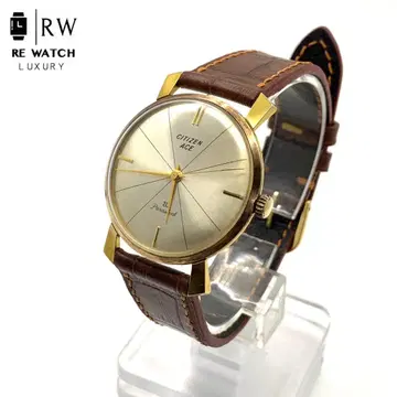 7-3554 CITIZEN ACE A514802 수동 와인딩 시계 실버