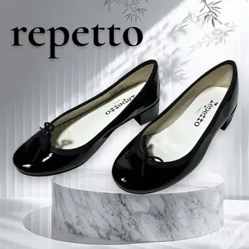 [미사용품] Repetto 블랙 발레 슈즈 35 레페토