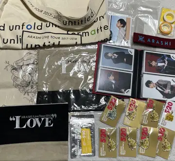 아라시 굿즈 묶음 판매 5x20 UNTITLED LOVE 쟈니쇼 사진