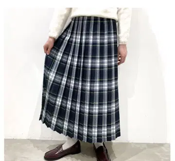 sarahwear 타탄 플리츠 스커트