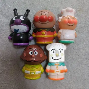 호빵맨 레트로 손가락 인형 소프트 비닐 세균맨 잼 아저씨