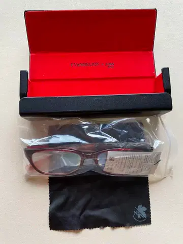 미사용 새상품 에반게리온 JINS 콜라보 안경 나기사 카오루 외 5개