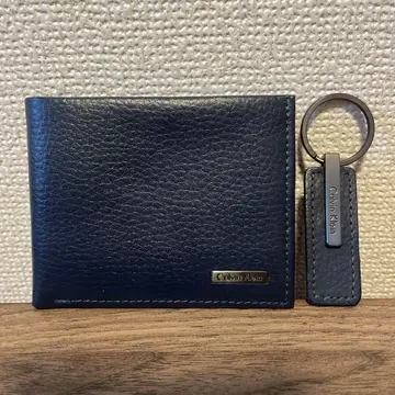 Calvin Klein 캘빈클라인 지갑 키링 2종 세트 네이비