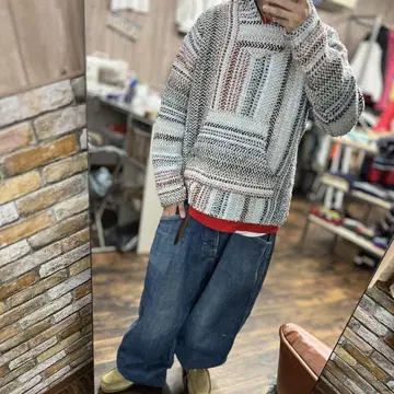 멕시칸 후드티 바하 후드 멀티 컬러 후드티 L