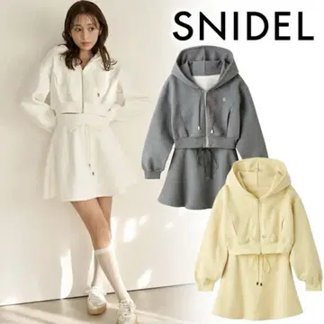 SNIDEL 맨투맨 셋업