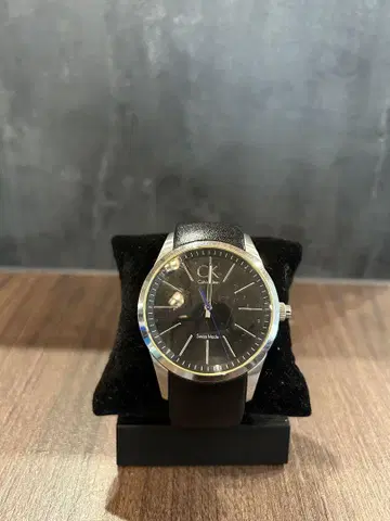 Calvin Klein 쿼츠 손목시계 블랙