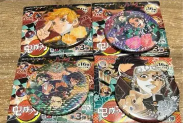 귀멸의 칼날 원작 그림 캔뱃지 특전 클리어 카드 세트