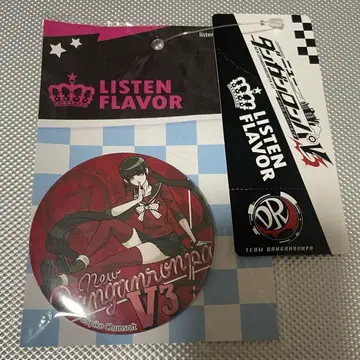 단간론파 LISTEN FLAVOR 캔뱃지 하루카와 마키