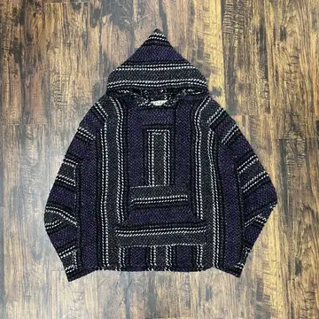 BAJA JOE 멕시칸 후드 니트 후드티 S 아메카지