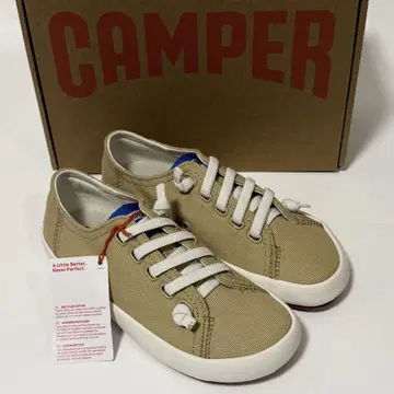 새상품 Camper Peu Rambla 캠퍼 스니커즈 베이지