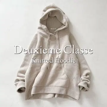 인기 완판 정가 46200엔 두지엠 클라세 Knitted 후디